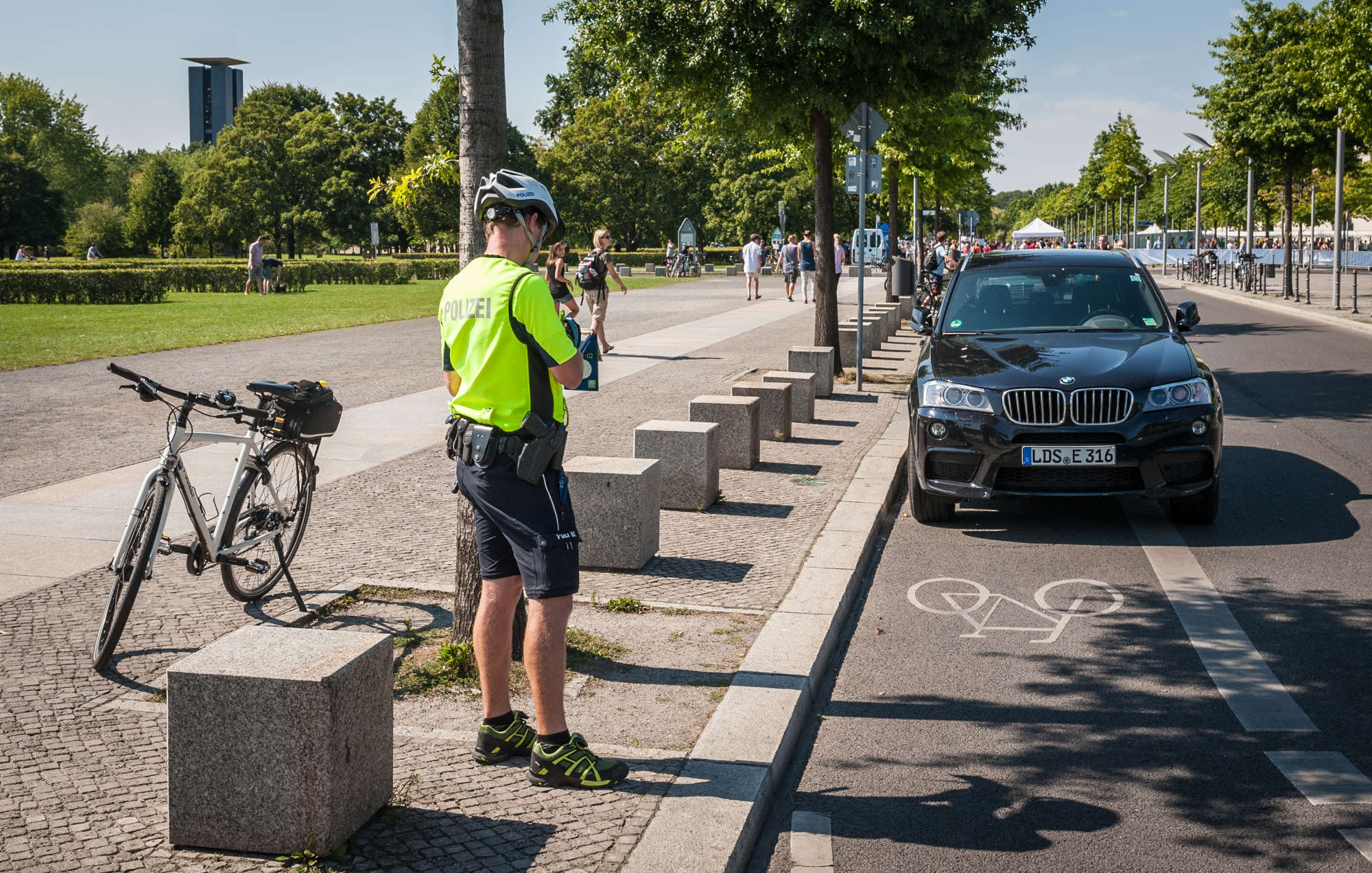 Falschparken auf Radspuren in Berlin verdoppelt seit 2010